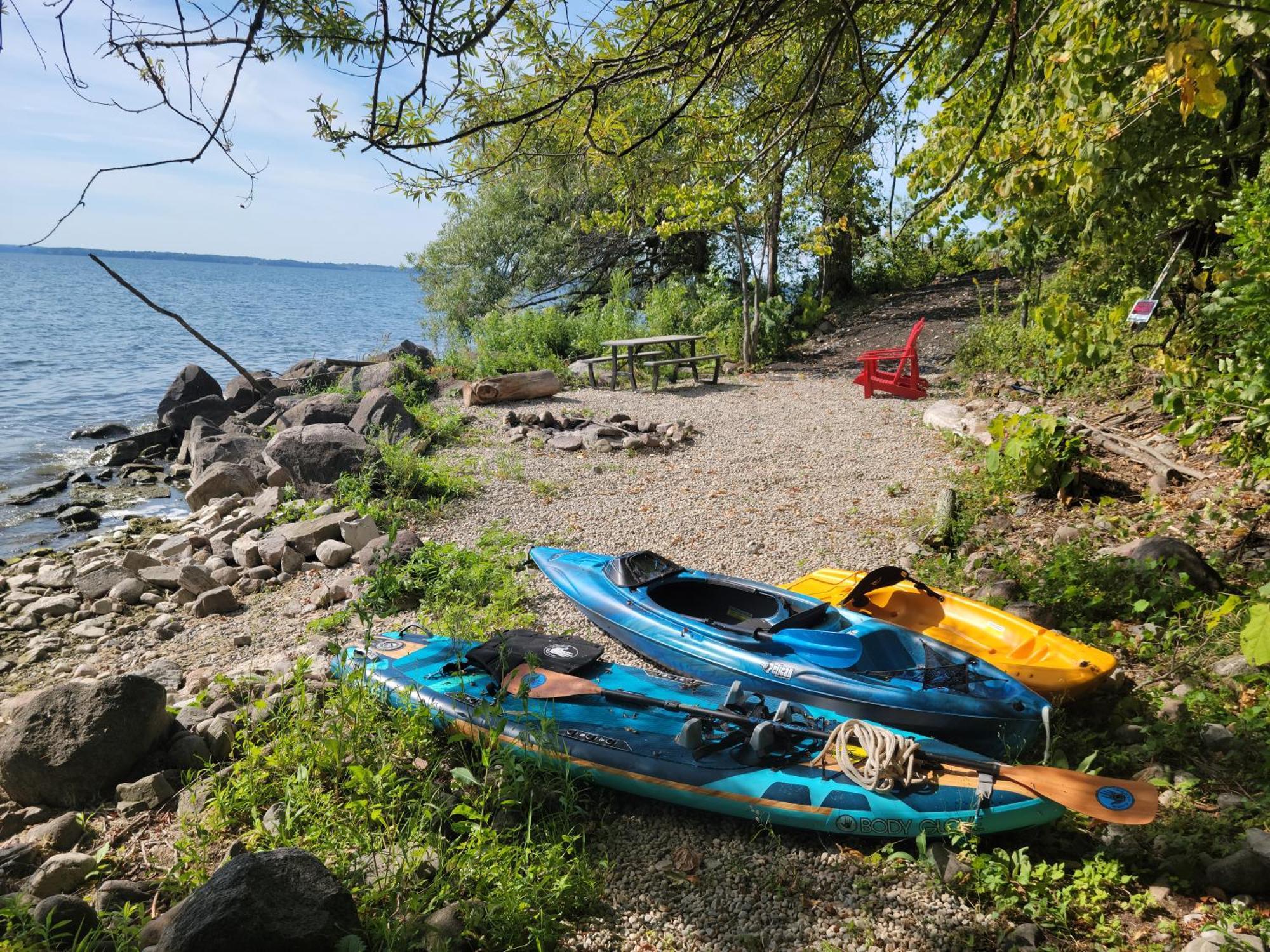 Unique Waterfront House With Private Beach Gananoque Exterior photo